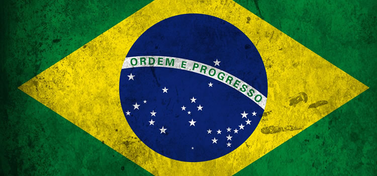 La imagen muestra la bandera nacional de Brasil.