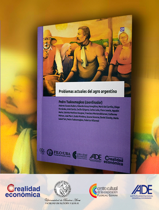 La imagen muestra la portada del libro "Problemas acutales del agro argentino".