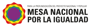La imagen muestra el logo de la Mesa Nacional por la Igualdad.